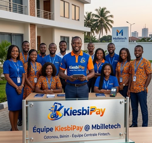Équipe KiesbiPay Mbilletech Fintech Cotonou Bénin